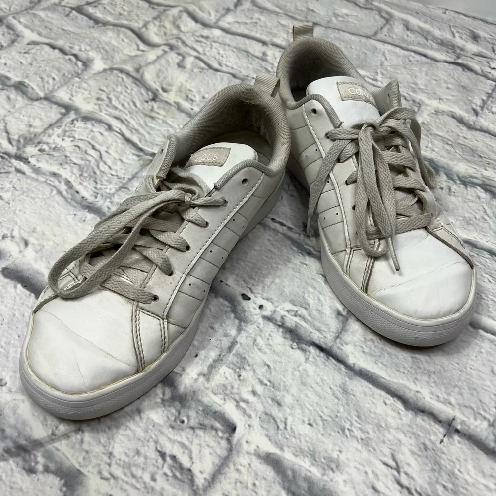 ADIDAS Neo VS Pace White Casual Sneakers | Women's Size 6.5